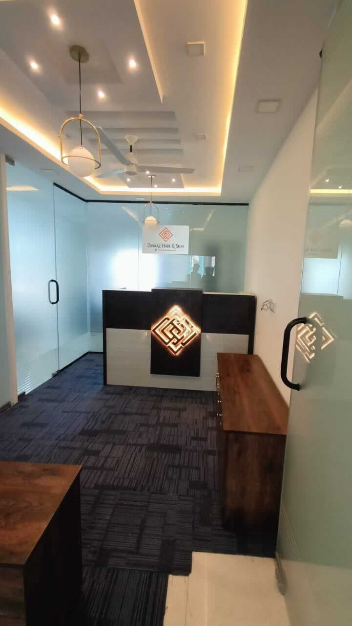 Dinaaz Hair and Skin Clinic HBR Layout — exterior and reception